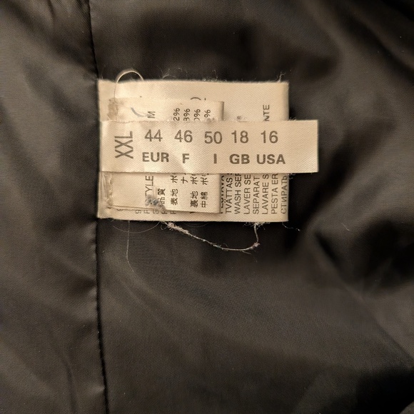 Chic and warm Quilted Winter Coat From Luhta size 16 - Picture 7 of 9